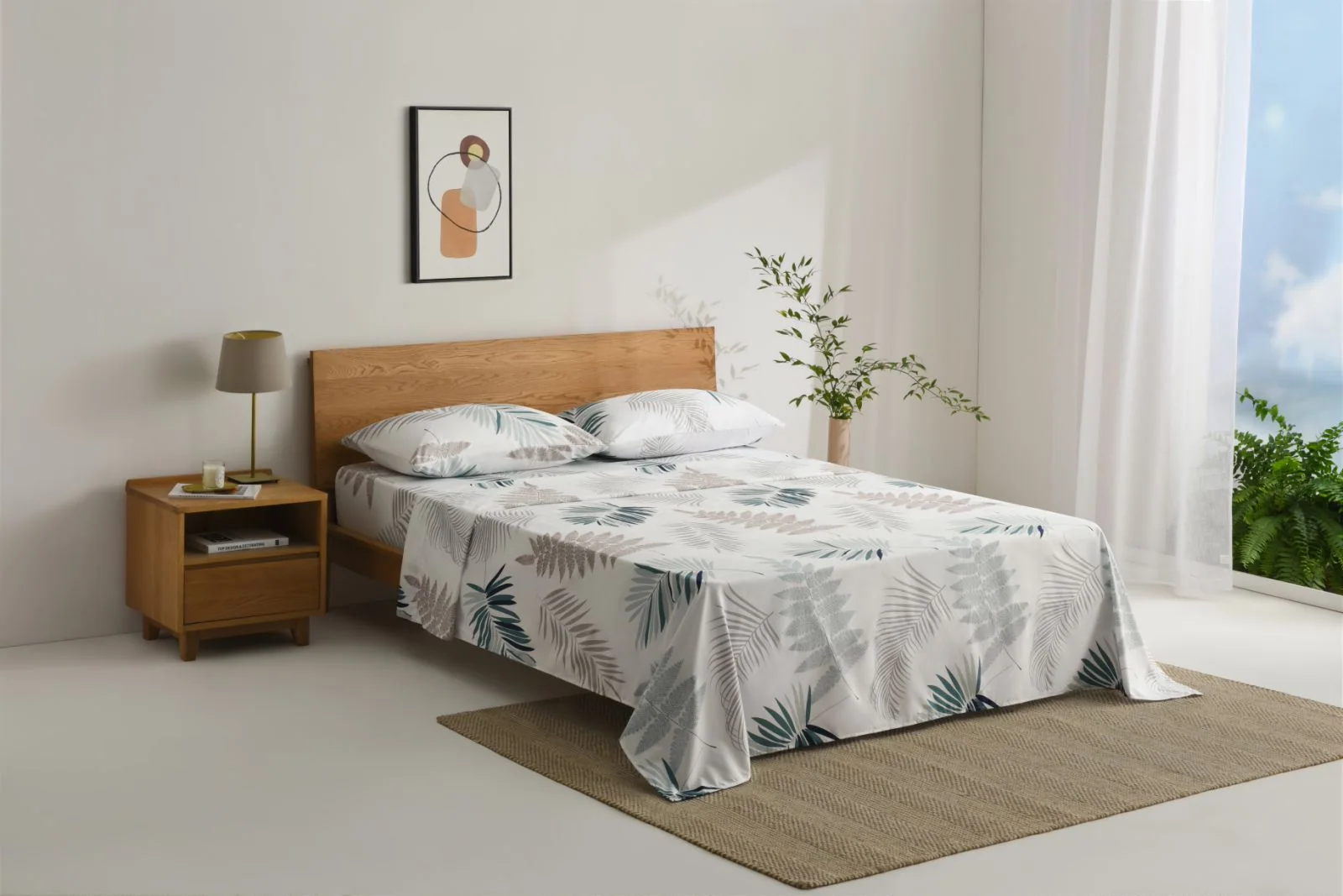 Printed Microfiber Bed Sheet Set — product image 5