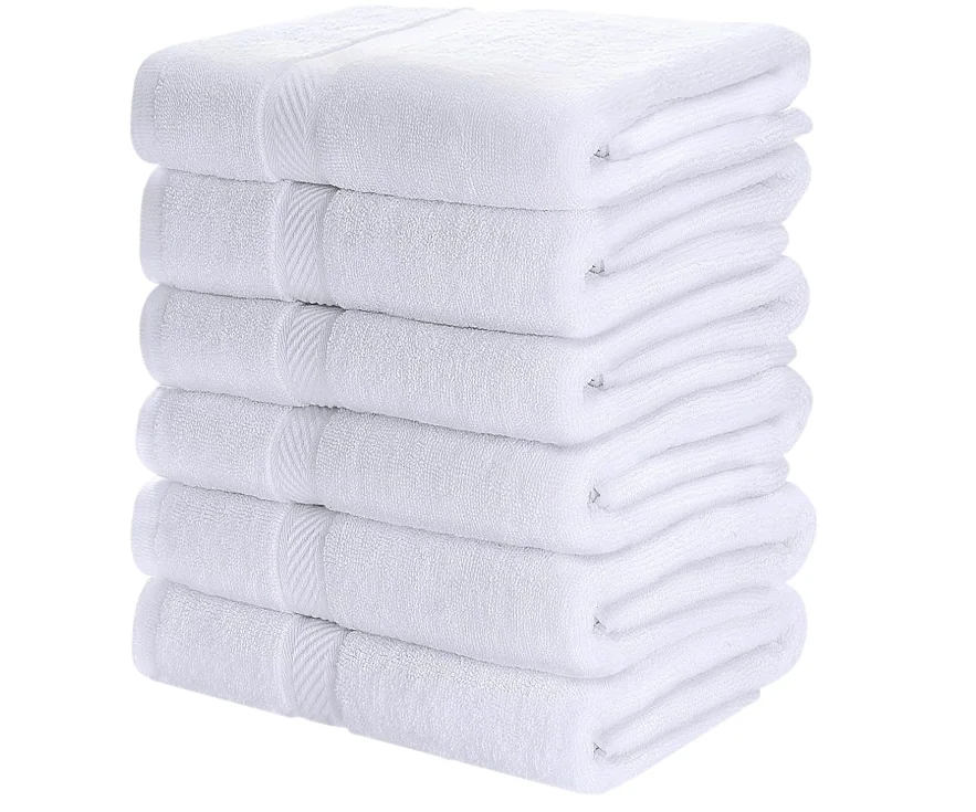 100% Ring Spun Cotton, Lightweight and Highly Absorbent Quick Drying Premium Towels for Hotel, Spa and Bathroom — product image 1