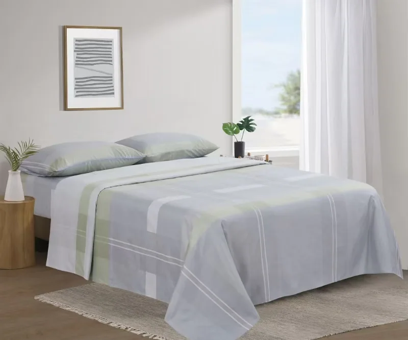Printed Microfiber Bed Sheet Set — product image 6