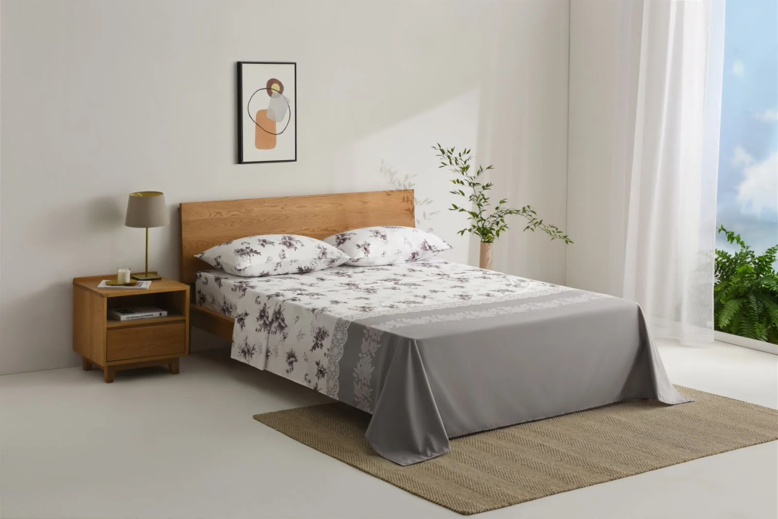 Printed Microfiber Bed Sheet Set — product image 8