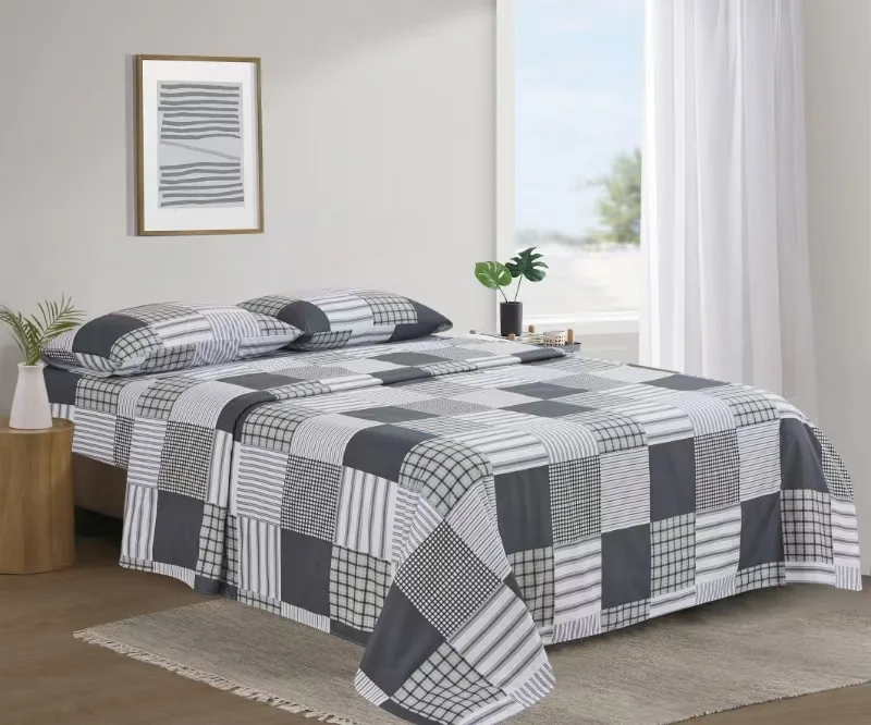 Printed Microfiber Bed Sheet Set — product image 3